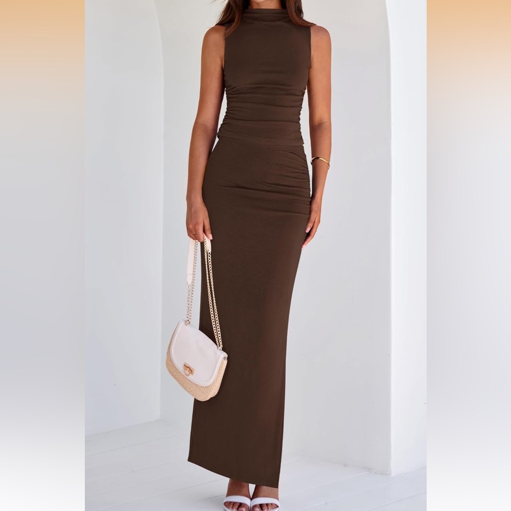 Mock Neck Summer Set